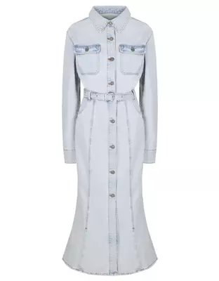 Джинсовые платья голубые 2025: купить от 432 рублей, в интернет